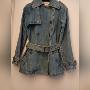 Denim Belted Women's Jacket .100 %COTTON!.Size M